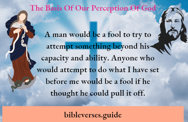 The Basis Of Our Perception Of God