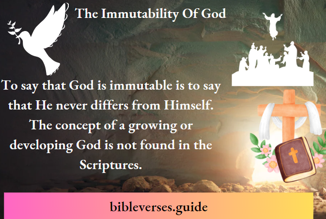 The Immutability Of God