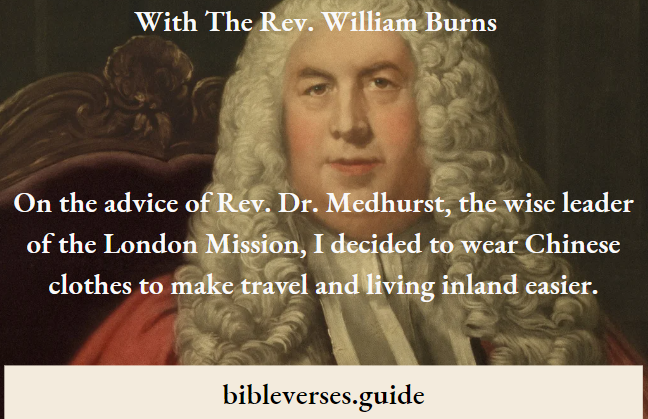 With The Rev William Burns