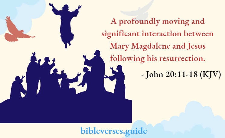 Interaction between Mary Magdalene and Jesus