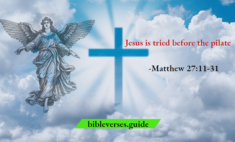 Matthew 27-11-31
