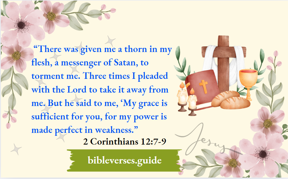 2 corinthians 12 : 7-9