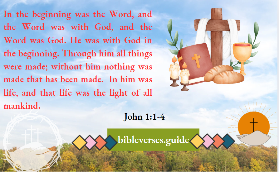 John 1- 1-4