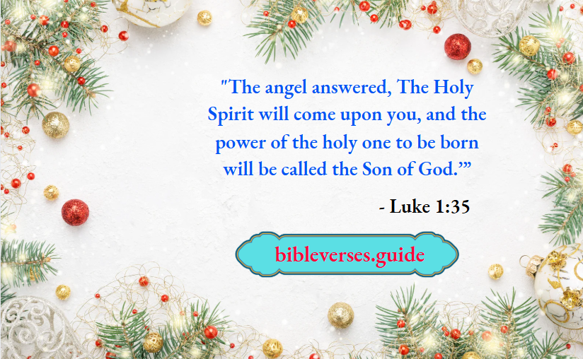 Luke 1 : 35
