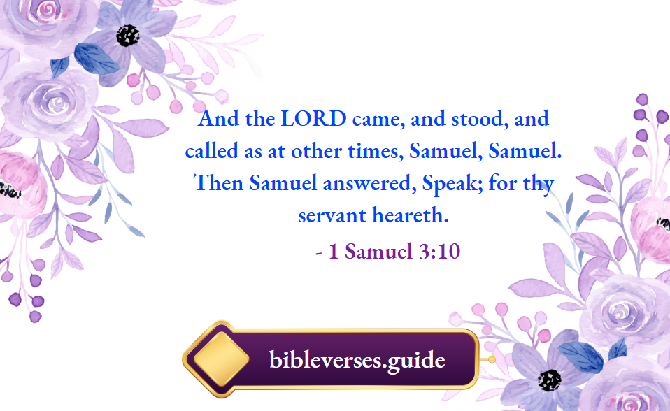 1 Samuel 3-10