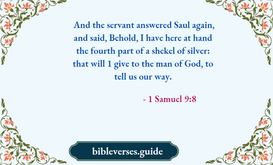 1 Samuel 9-8
