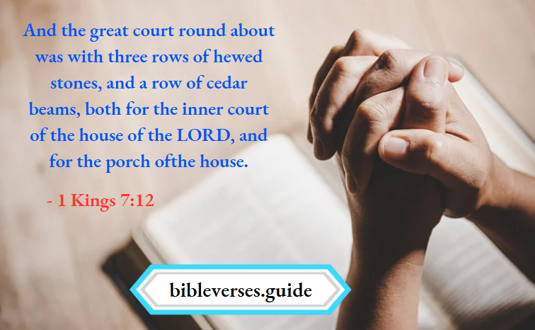 1 kings 7-12
