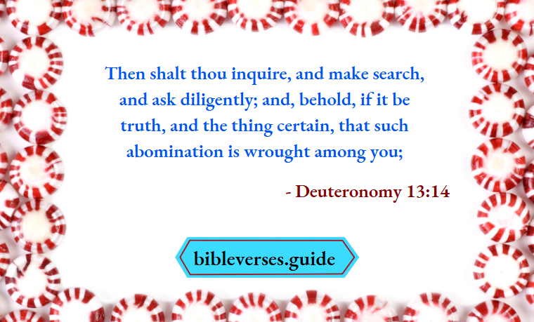 Deuteronomy 13-14