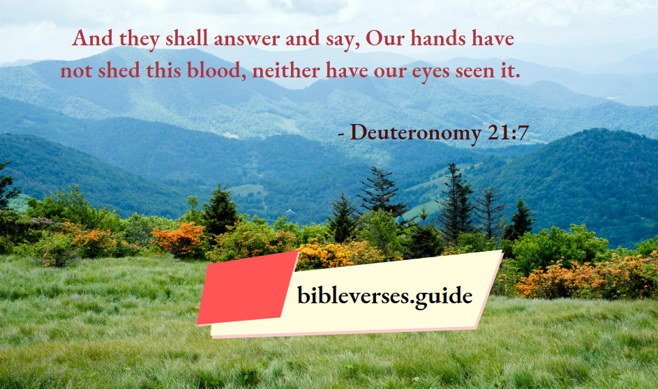 Deuteronomy 21-7