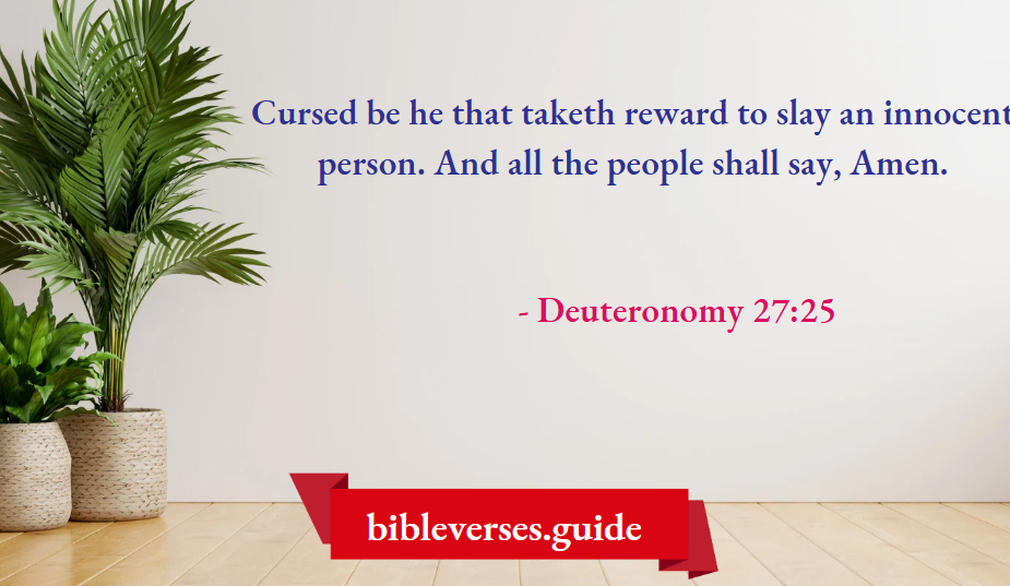 Deuteronomy 27-25