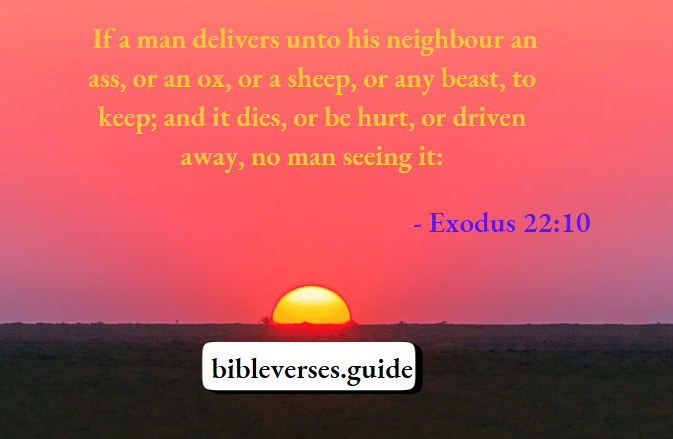 Exodus 22-10