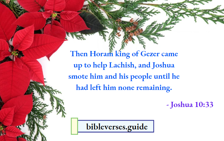 Joshua 10-33