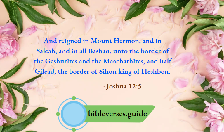 Joshua 12-5