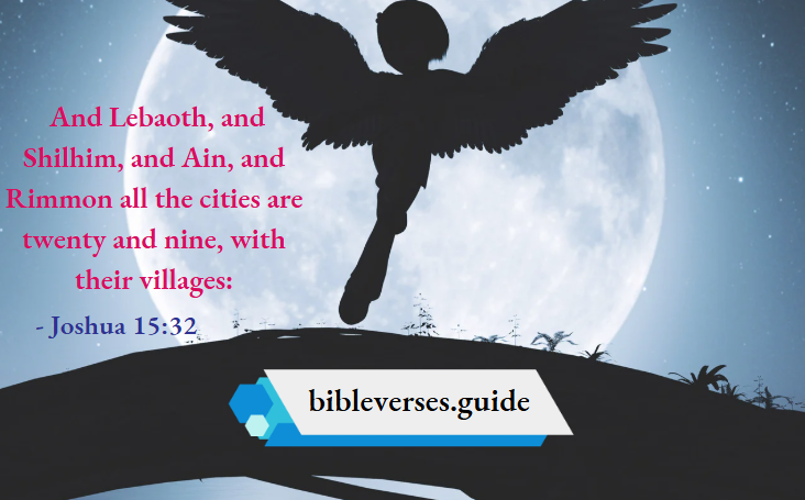 Joshua 15-32