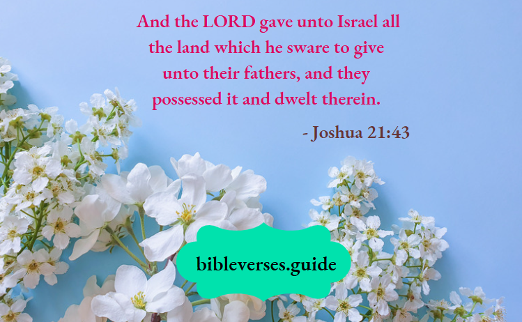 Joshua 21-43