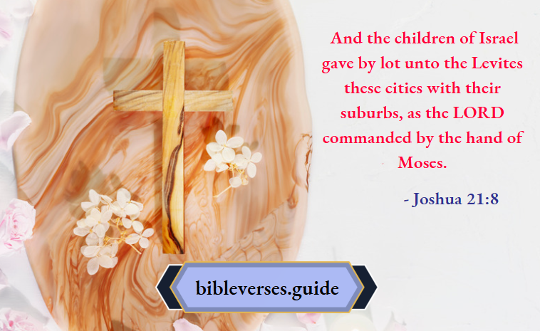 Joshua 21-8