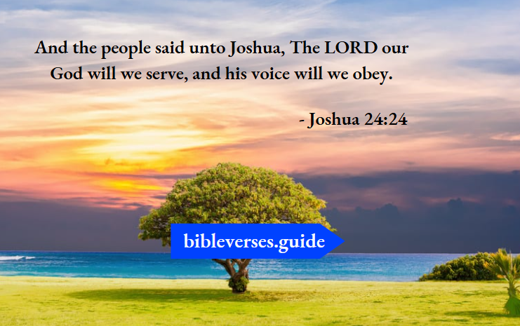 Joshua 24-24