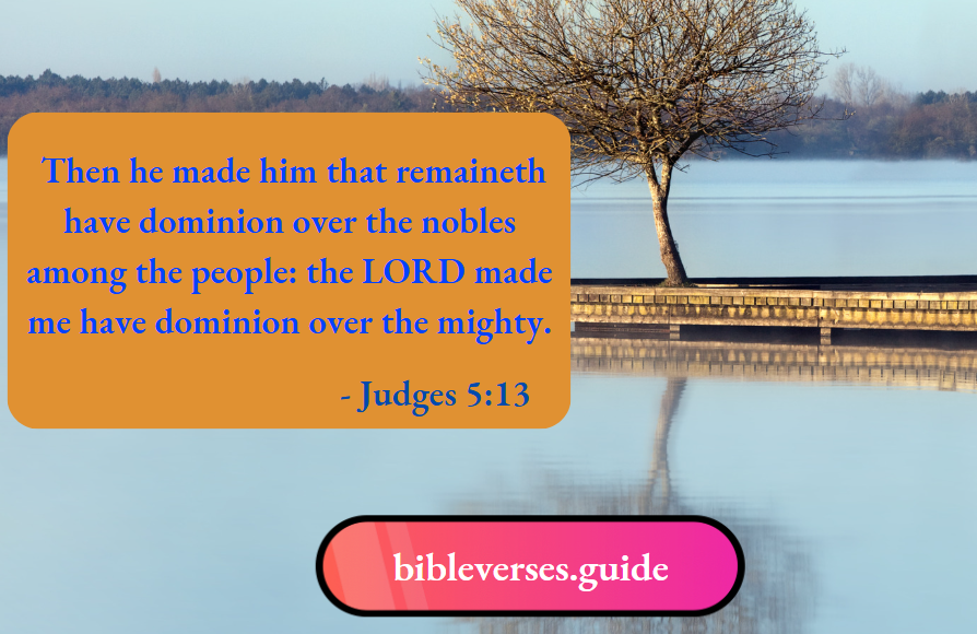 Judges 5-13