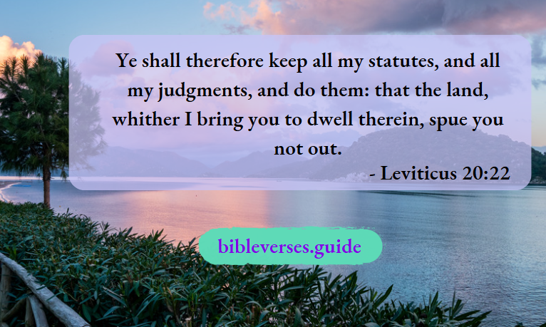 Leviticus 20-22