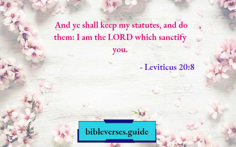 Leviticus 20-8