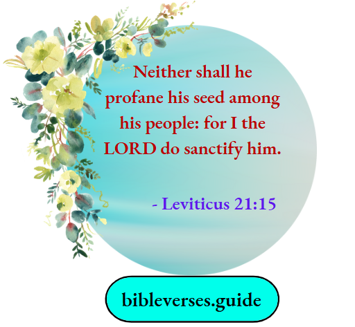 Leviticus 21-15