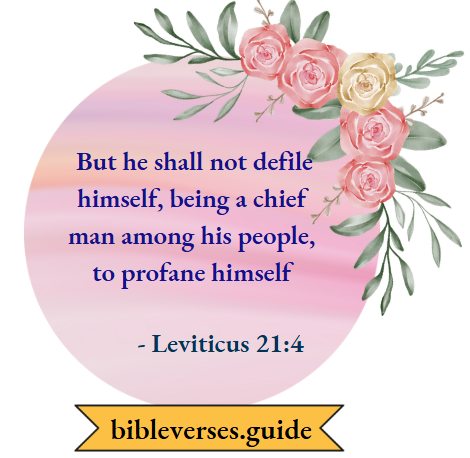 Leviticus 21-4