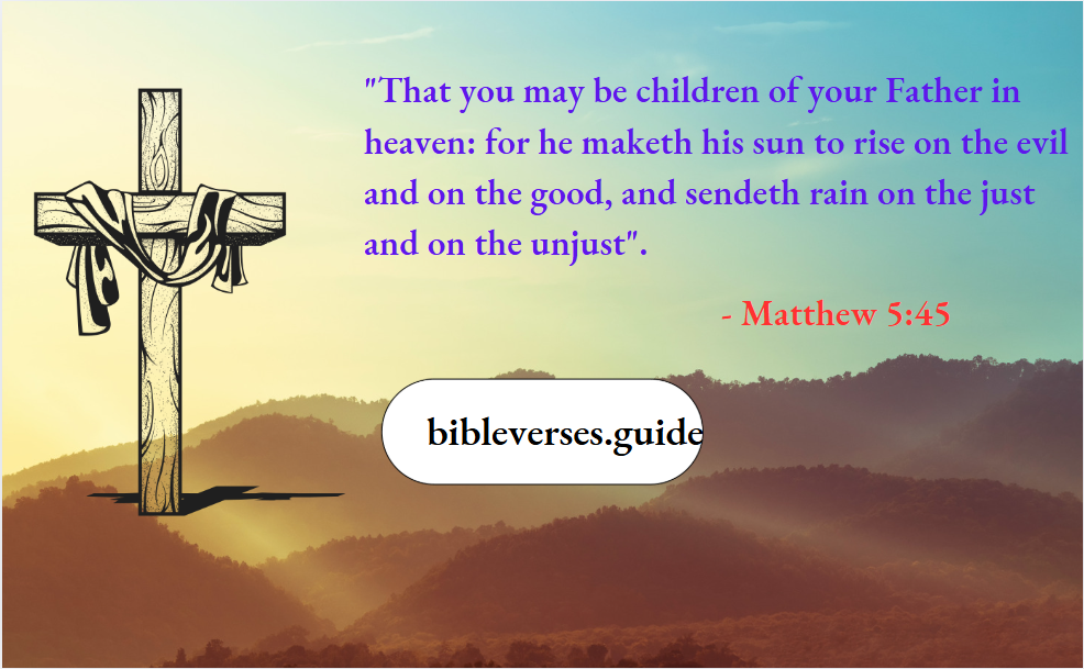 Matthew 5-45