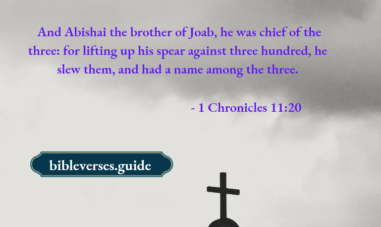 1 Chronicles 11-20