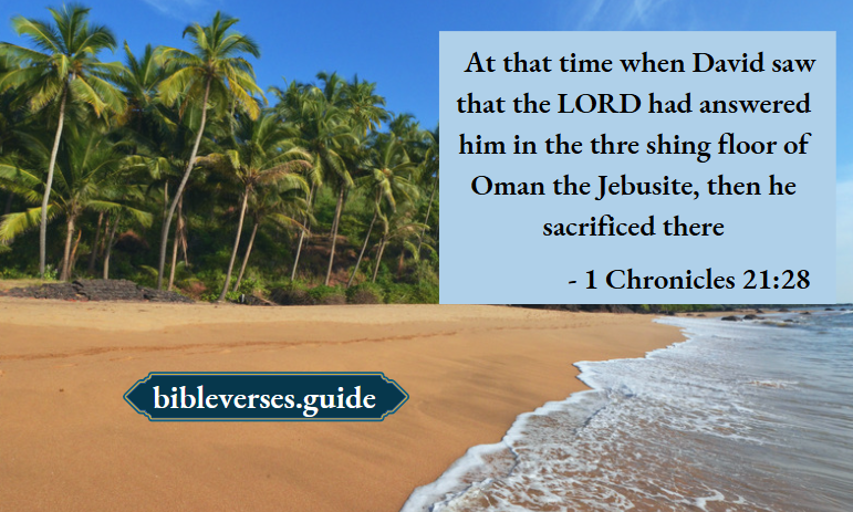 1 Chronicles 21-28