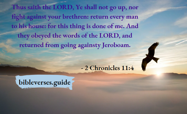 2 Chronicles 11-4