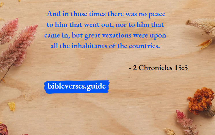 2 Chronicles 15-5