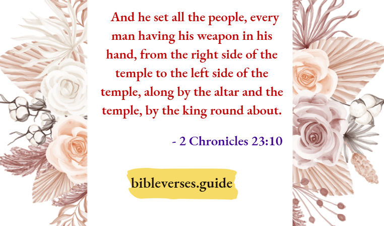 2 Chronicles 23-10