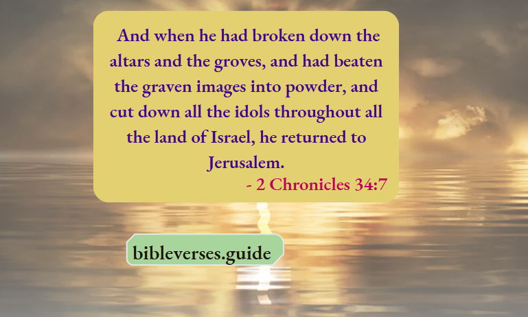 2 Chronicles 34-7