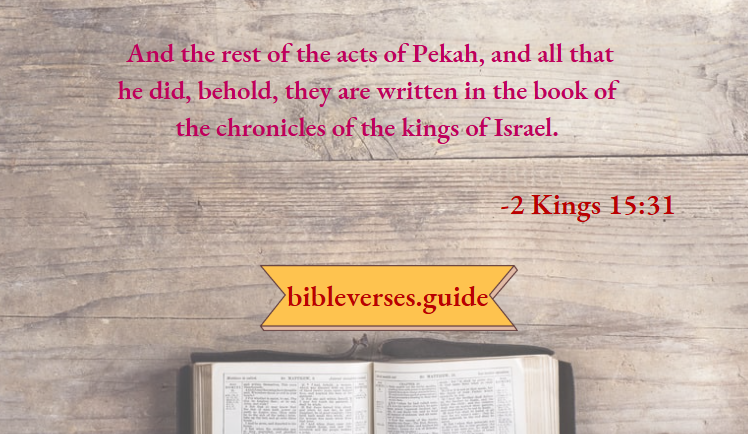 2 kings 15-31
