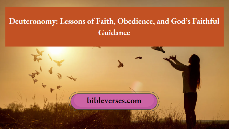 Deuteronomy-Lessons of Faith, Obedience, and God’s Faithful Guidance