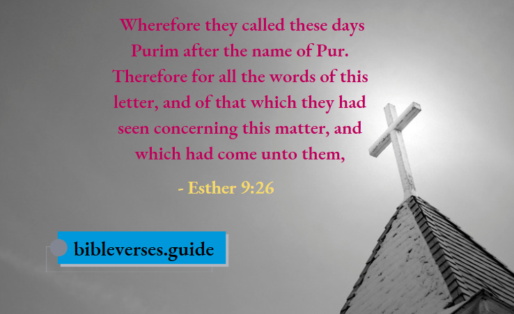 Esther 9-26
