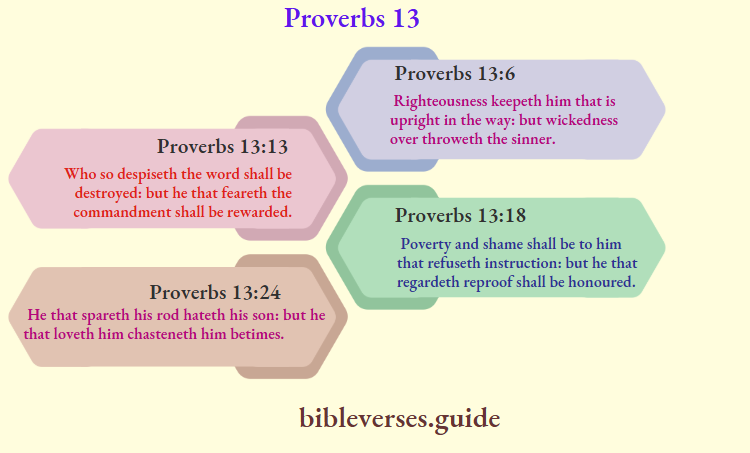 Proverbs 13