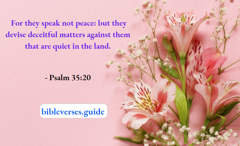 Psalm 35-20