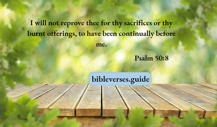 Psalm 50-8