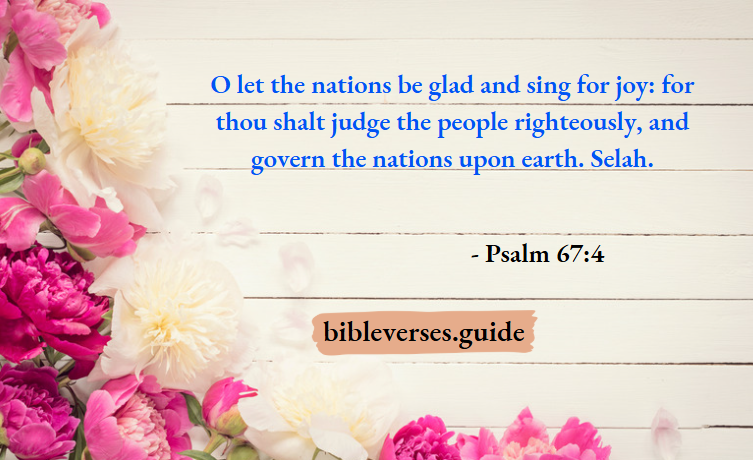 Psalm 67-4